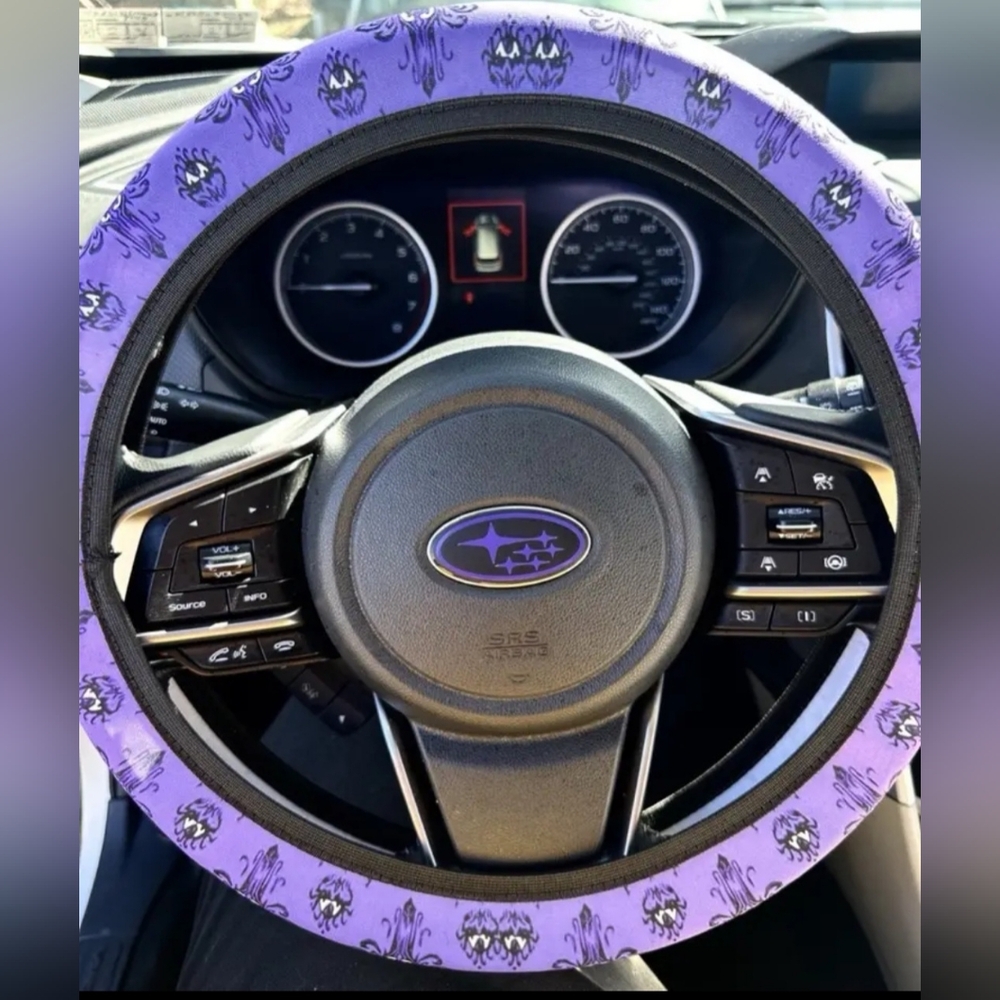 New Purple Haunted mansion steering wheel cover Universal Fit